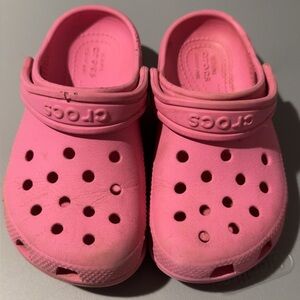 Crocs Kids Pink Clogs